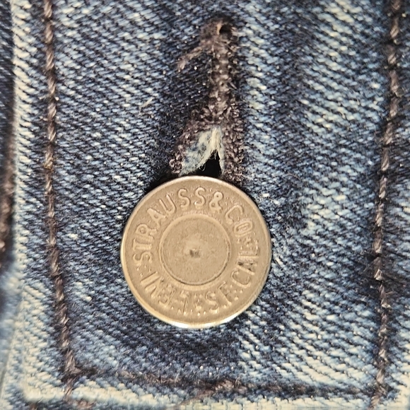 LEVI'S 541 MENS JEANS SIZE W36 L34 WASHED BLUE DENIM - Picture 9 of 9